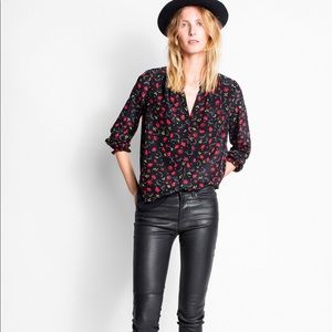 Zadig & Voltaire Tender Print Silk Blouse 🌲